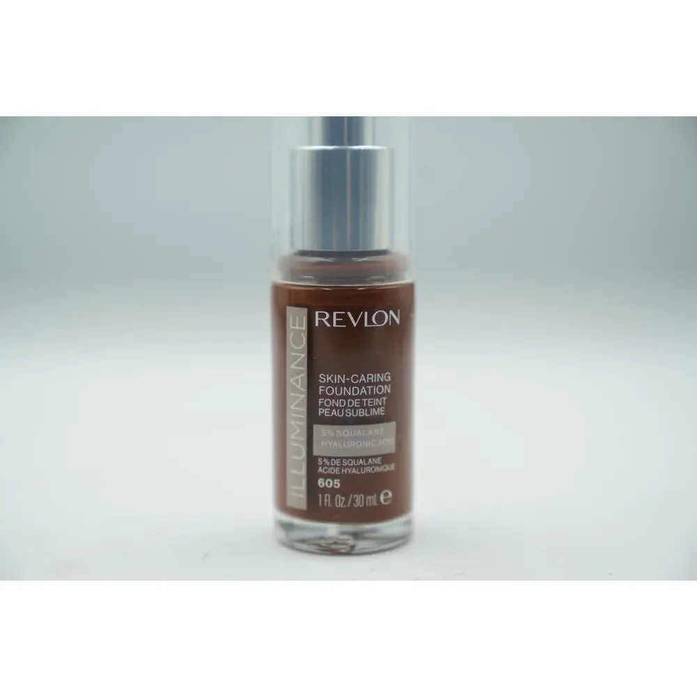 Revlon Illuminance Skin-Caring Foundation 605 + 501 1oz Duo Pack 5% Squalane‎